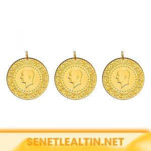 Senetle Çeyrek altın 3 adet