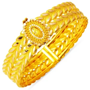 Senetle Burma Bilezik Kelepçeli Başak Model 23 Gram